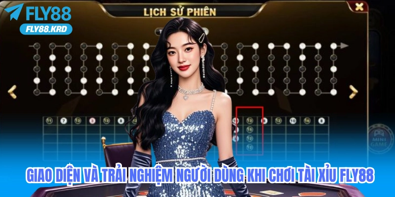 Giao diện và trải nghiệm người dùng khi chơi tài xỉu fly88